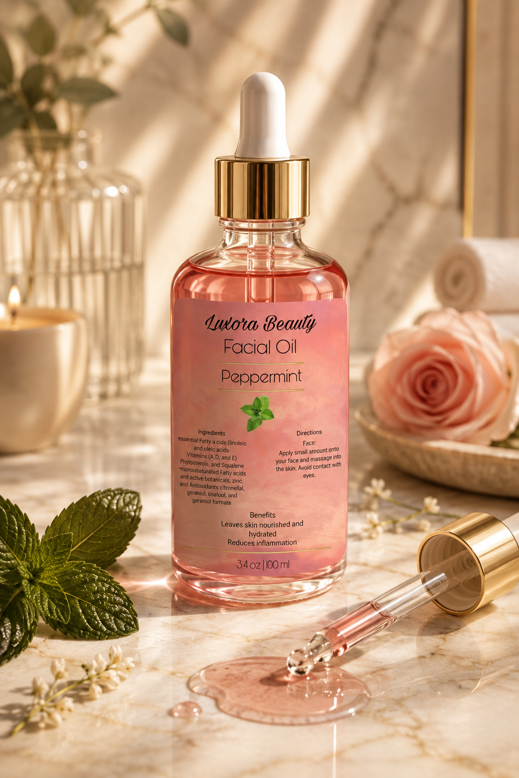 Peppermint 🍬facial oil
